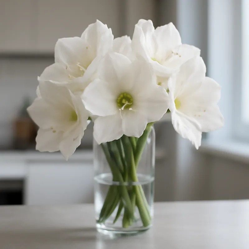 Amarylis – biały – zdjęcie 3