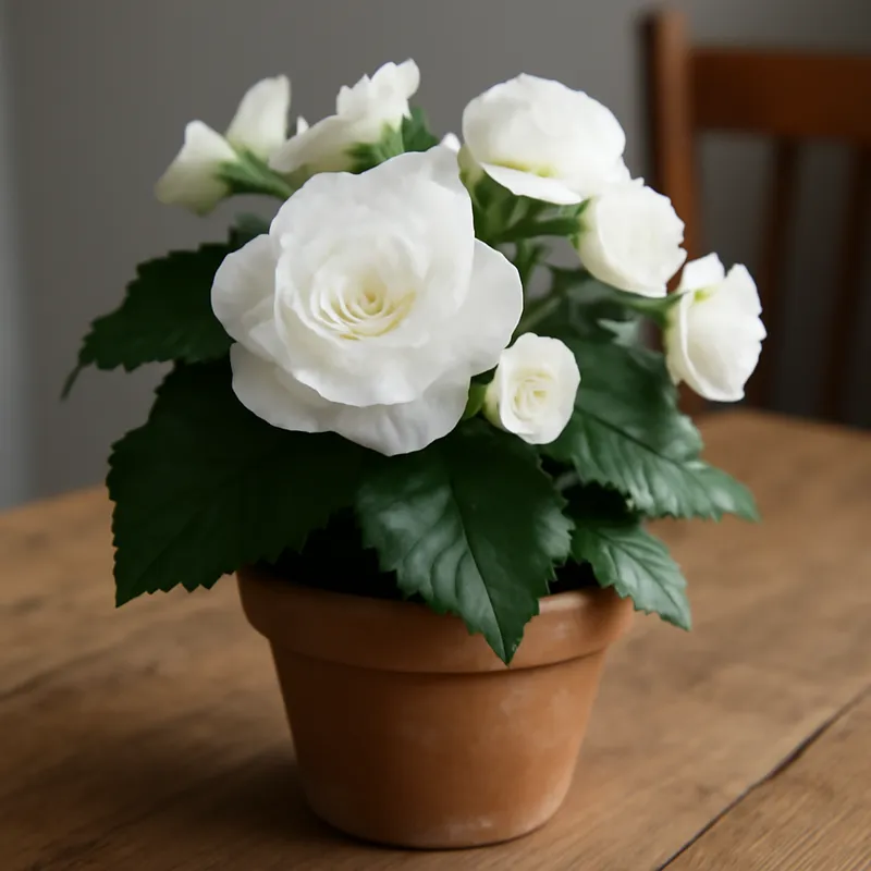 Begonia – biała – zdjęcie 3