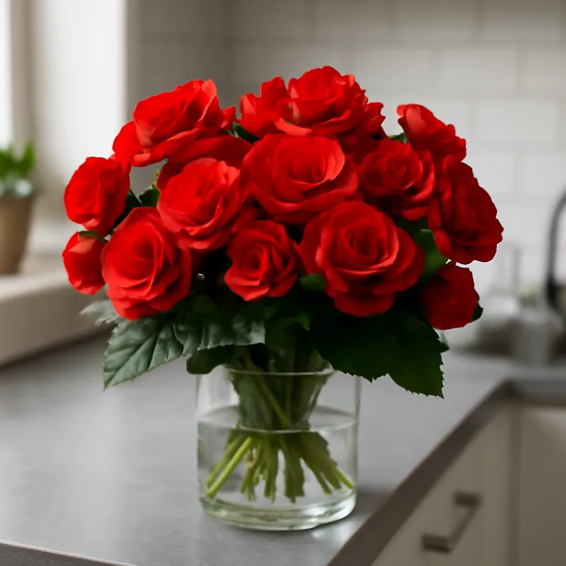 Begonia – czerwona – zdjęcie 3