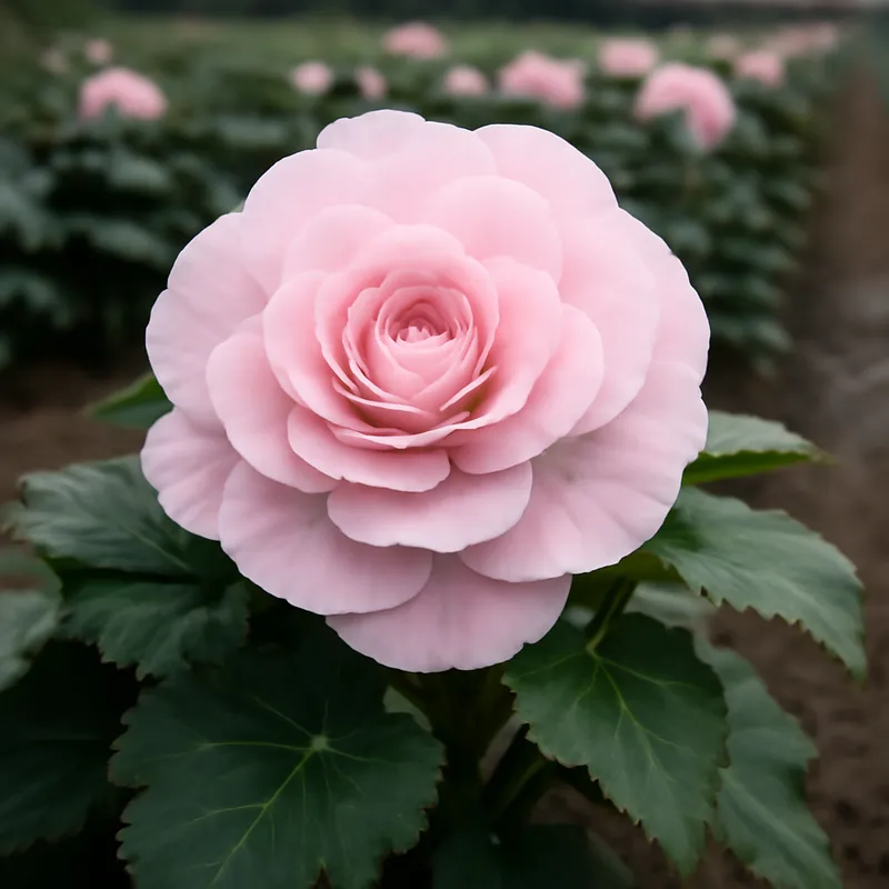 Begonia – różowa – zdjęcie 4