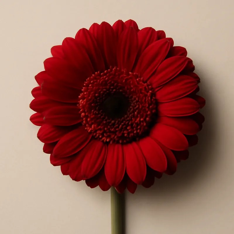 Gerbera – czerwona