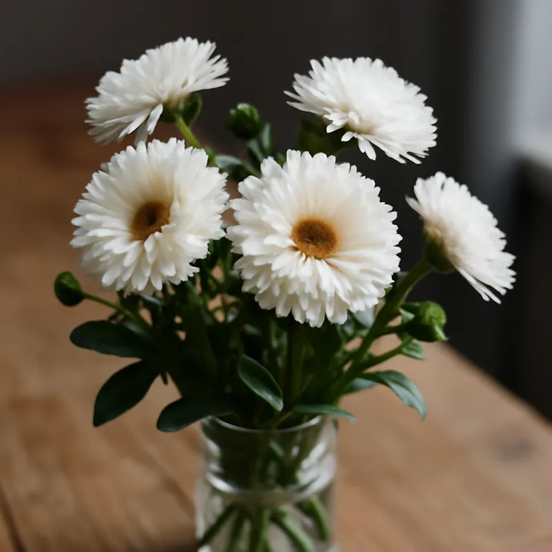 Nagietek – biały – zdjęcie 3