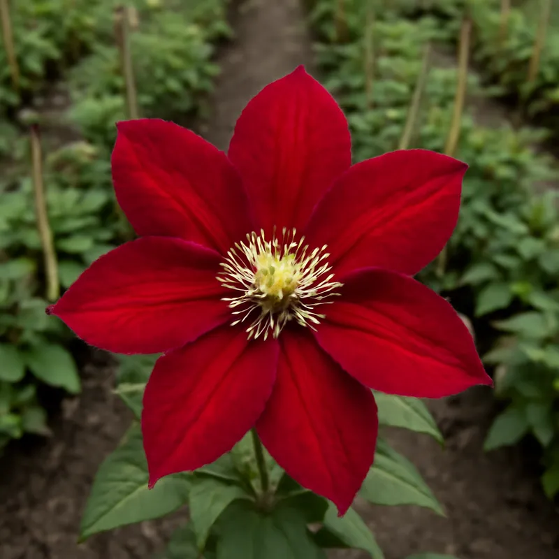 Powojnik – czerwony – zdjęcie 4