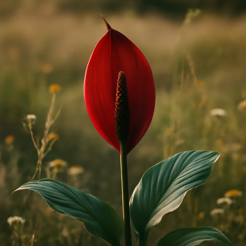 Skrzydłokwiat – czerwony – zdjęcie 4