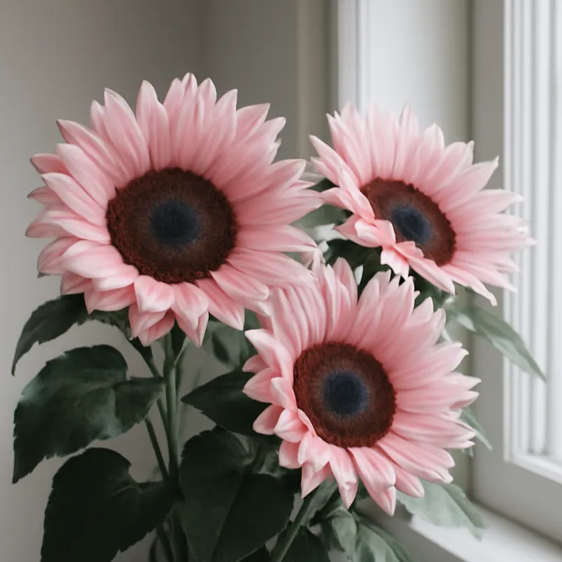 Słonecznik – różowy – zdjęcie 3