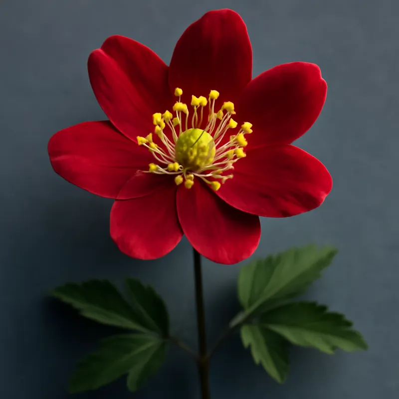 Zawilec gajowy – czerwony