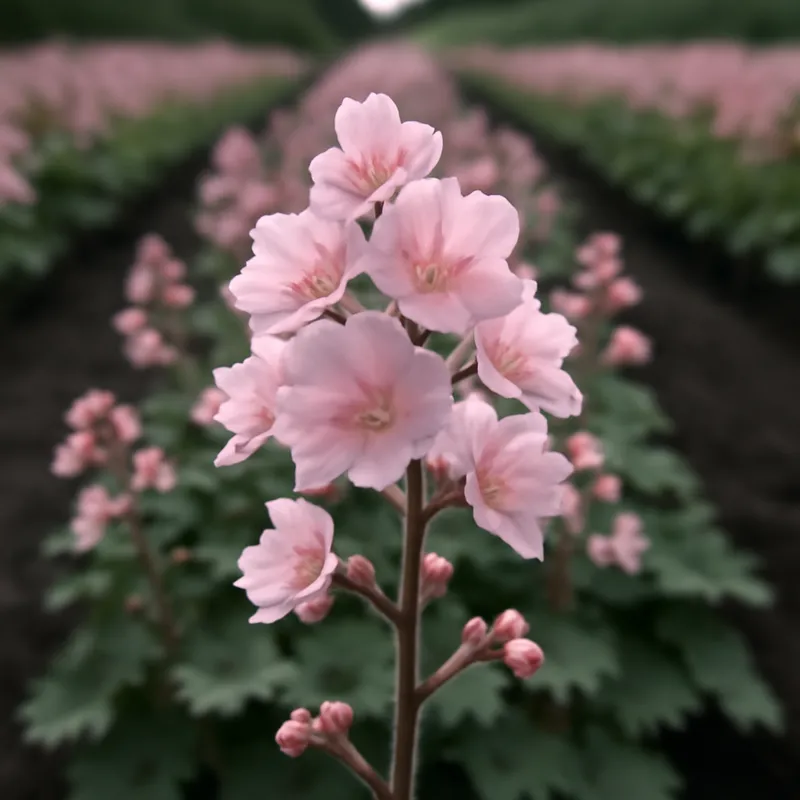 Żurawka – różowa – zdjęcie 4